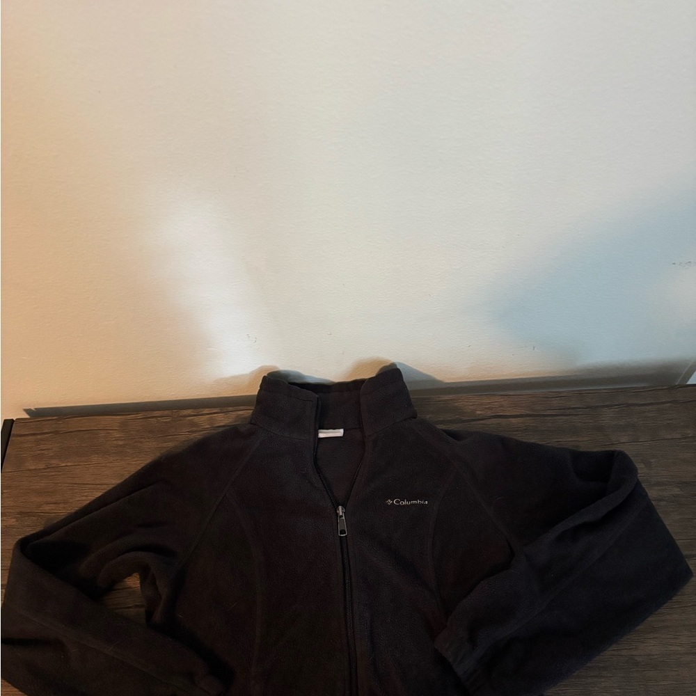 Columbia Black Full-Zip Fleece Jacket